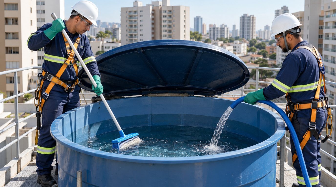 Reservatório de Condomínio em Campo Grande‑MS