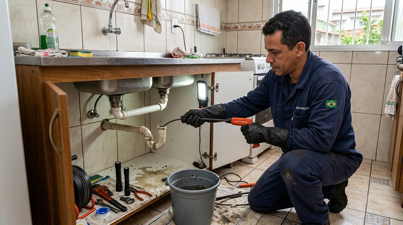 Troca de Flexíveis e Conexões em Campo Grande‑MS